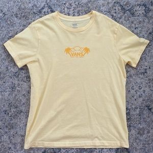 Vans Off the Wall Yellow Over Sized Shirt